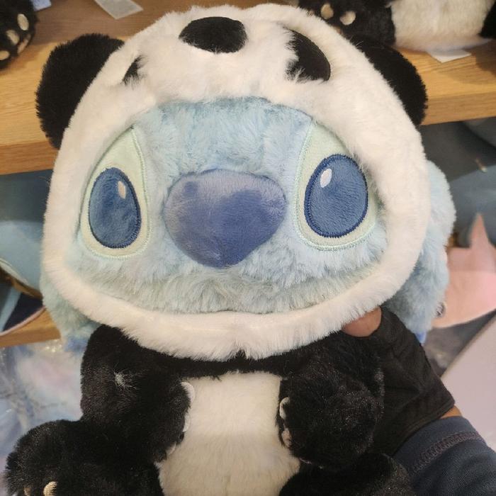 boneka Stitch original miniso kupluk panda
