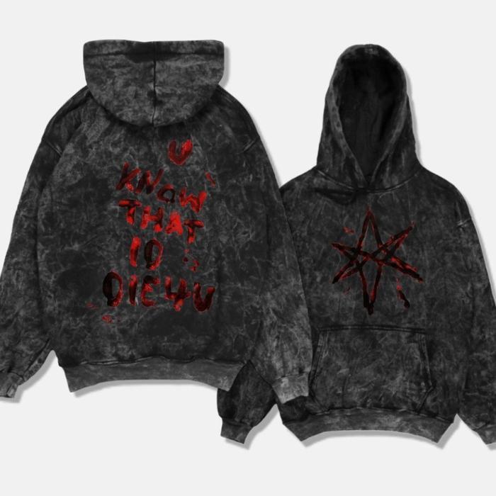 GENTIL - Jaket Sweater Hoodie Sandwash Vintage - BMTH - BMTH, M