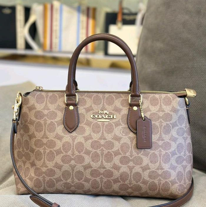Coach georgia signature satchel bag