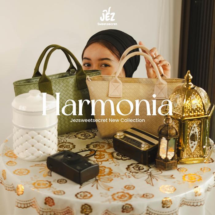 HARMONIA BAG - FREE POUCH & TALI PANJANG / BOTTEGA BAG / TAS WANITA / TAS FASHION WANITA / HAMPERS L