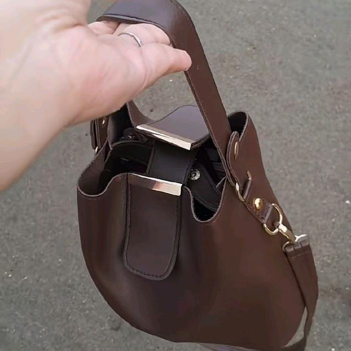 indian tas selempang Wanita Kulit Slingbag