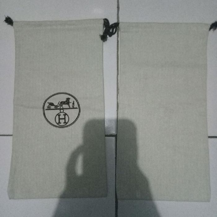 dustbag second hermes ori /db hermes Wanita Flat authentic