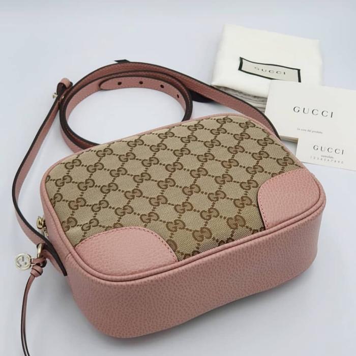 GUCCI BREE ORIGINAL GG CANVAS MESSENGER BAG