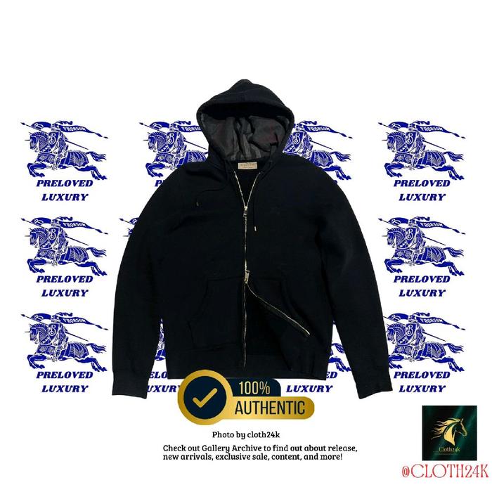 prelovedburberry - hoodie double zipper burb**ry nova check second brand baranded luxury old money s