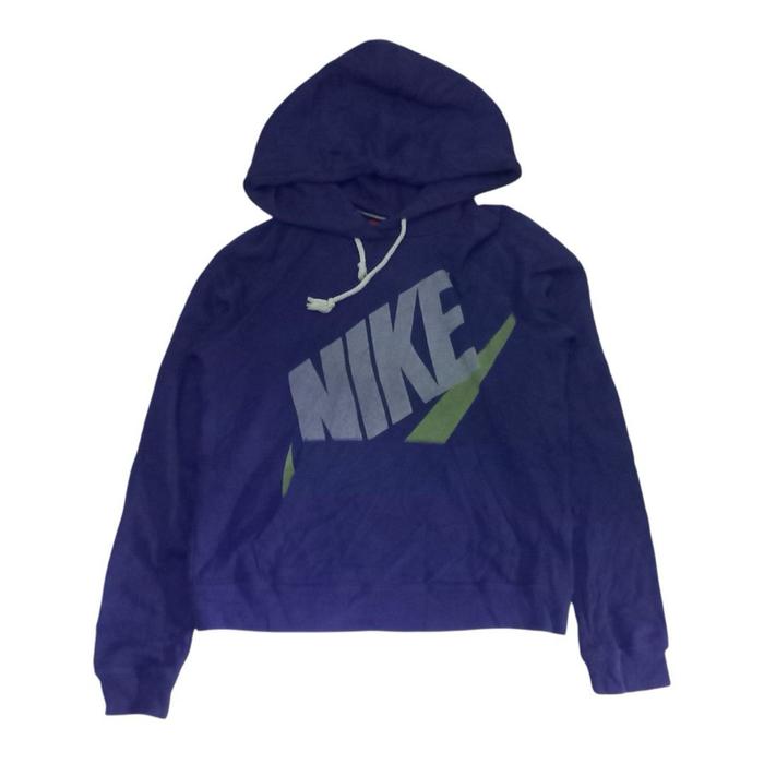 Hoodie Nike Big Logo Biru
