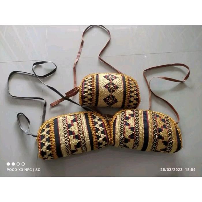 pouch tas selempang tapis lampung
