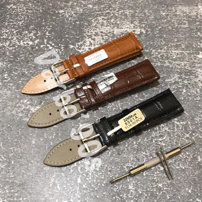 Tali Jam Tangan Kulit Time King Leather Strap Time King