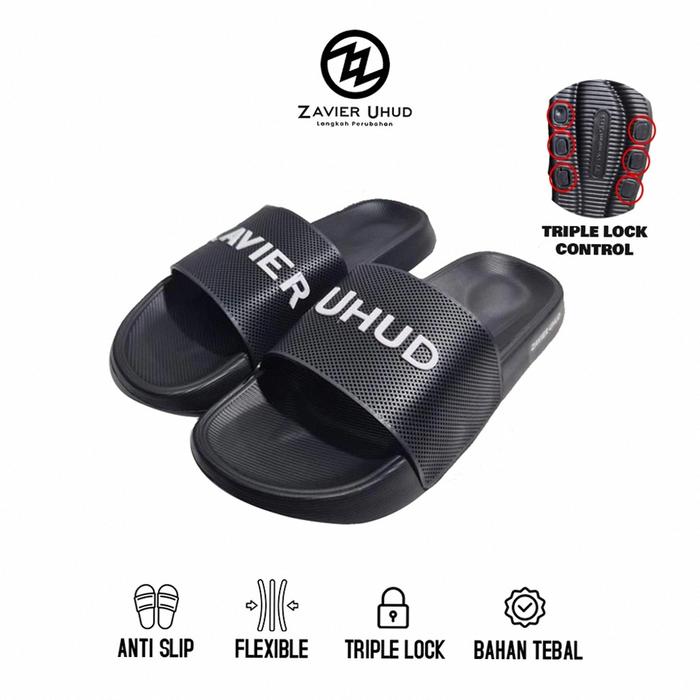 Zavier Uhud Sandal Pria Satonda 01 Slip On Anti Slip Triple Lock | Hot Item