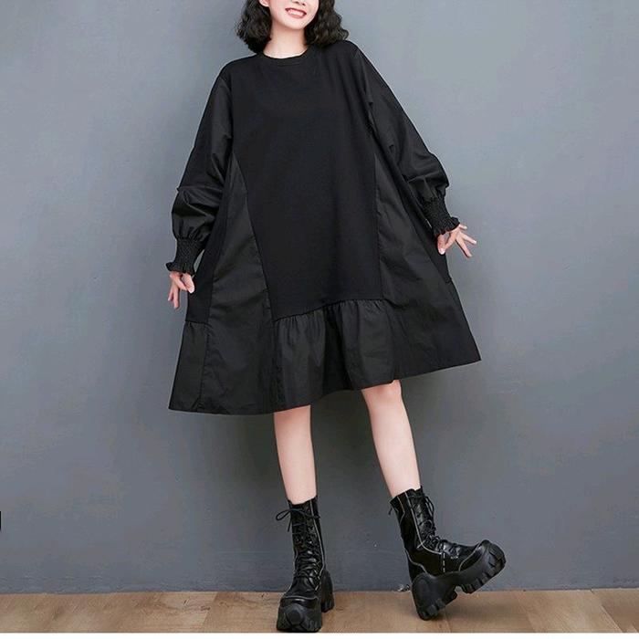 mini dress longgar dress premium longgar wanita dress big size mini dress big size