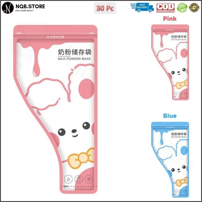NQB - Kantong Susu Bubuk Bayi Sekali Pakai 30 Pcs Set ASI Tas - Travel Milk Breastmilk Storage Bag 3