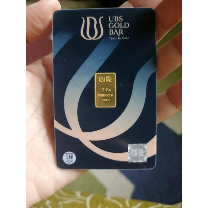MURAH UBS 2 gram Ready Stok Emas LM Asli sertifikat