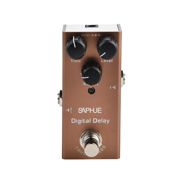 SAPHUE Digital Delay Guitar Pedal Vintage Overdrive Distortion Crunch