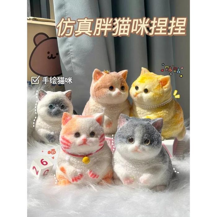 Squishy Jumbo Squishy Antistress Kucing Taba 1 Set Squishy Kucing Taba Ukuran Besar 1 Set Squishy He