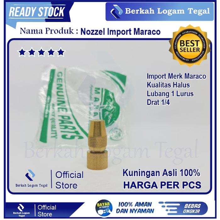 Spuyer Kabut / Nozel Sprayer Tangki Elektrik Kuningan Lubang 1 Lurus