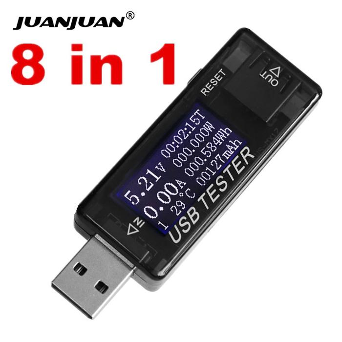 8 in1 QC2.0 3.0 4-30v Electrical power USB capacity voltage tester