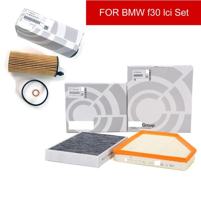 original anke papa filter set for BM f30 lci air filter 13718605164