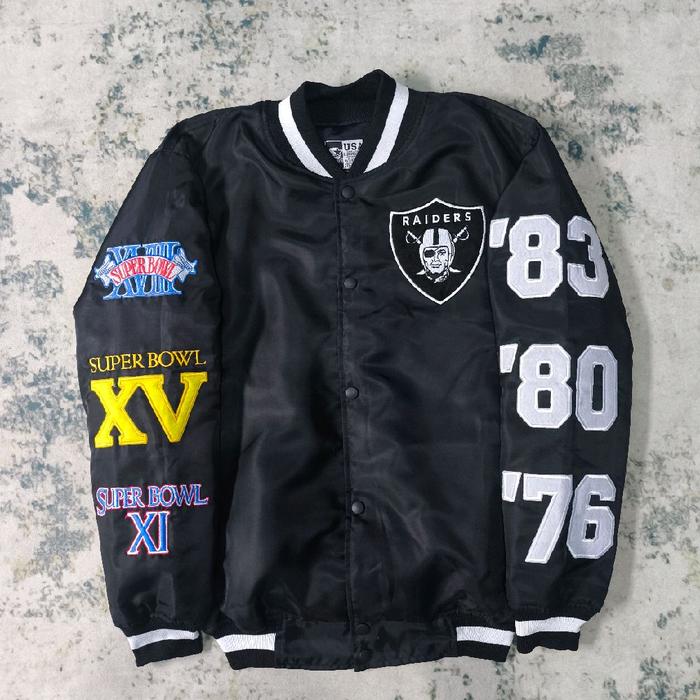 Oakland Raiders Power Varsity Champions Jacket