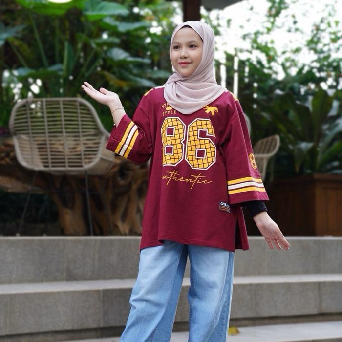 GYL Kids Kaos Atasan Anak Perempuan Bahan Cotton - GYL Anak