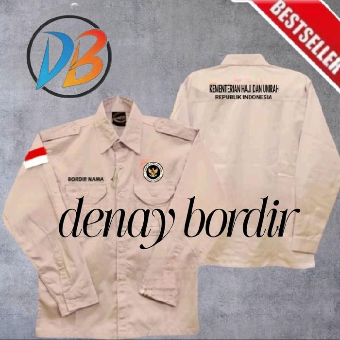 kemeja petugas haji seragam petugas haji