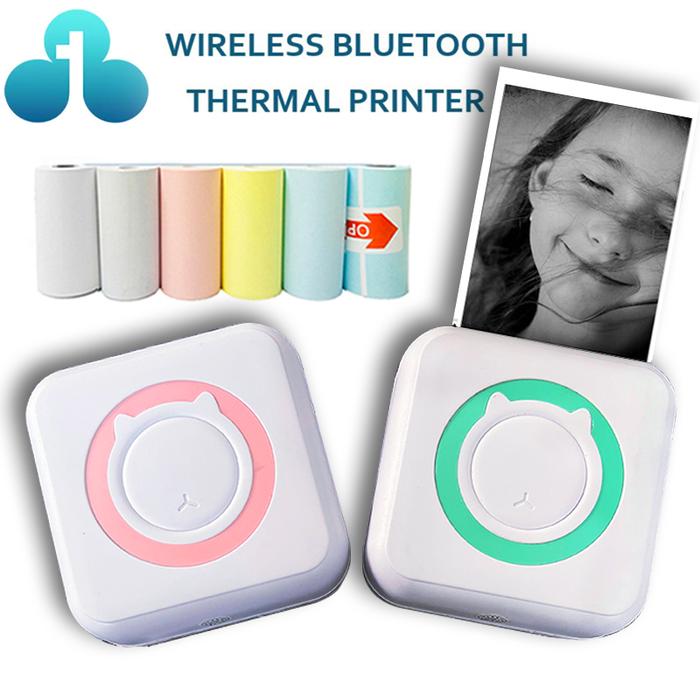 Mini Thermal Printer Portable Label Printer Mini Printer Inkless
