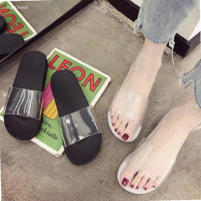 VianzShoes - Sendal / Sandal Flat Karet Jelly Wanita Dewasa Casual MIKKA BENING 42 terbaru | Kekinia