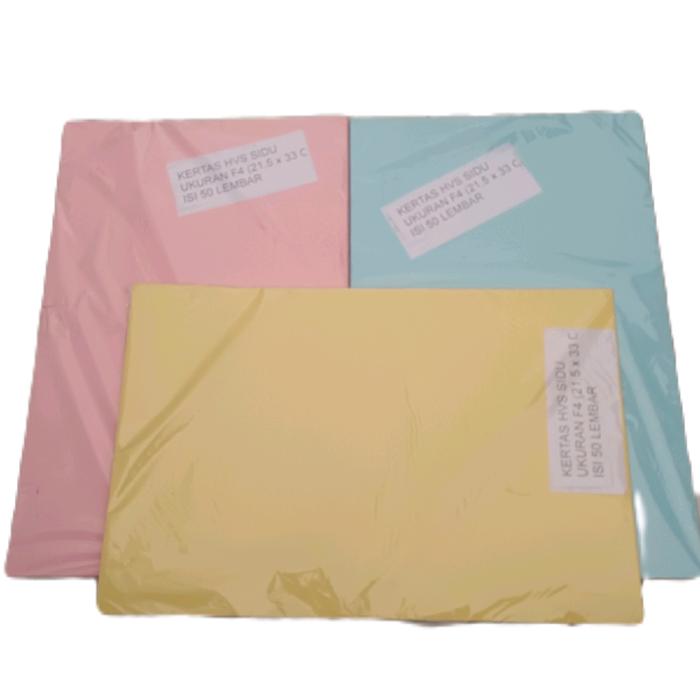 hvs warna bisa req warna pilih warna  cantumkan di co sidu kualitas premium isi 3