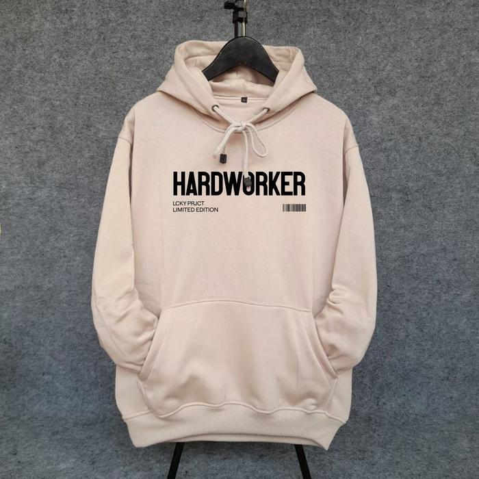 Sweater hoodie cowok Crewneck Basic Sweatshirt Distro Oversize LUCKY PROJECT Bisa Di Cari Jaket Kere