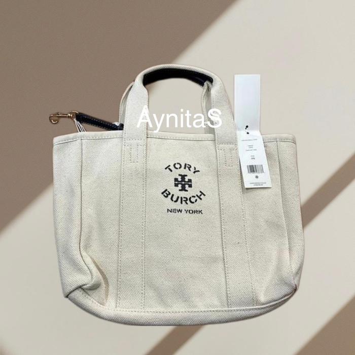 Tb Canvas Small Tote Canvas
