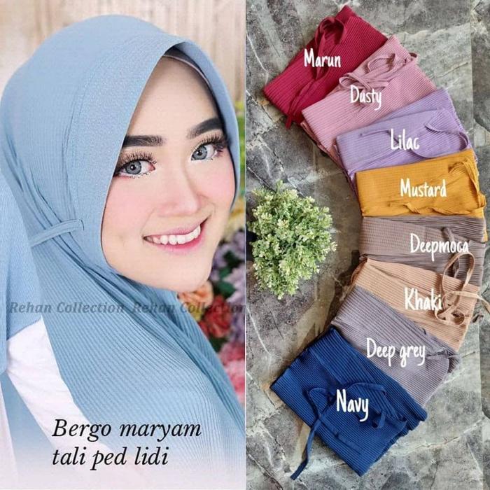Bergo Pet Tali Plisket Lidi Diamond/Bergo Plisket Pet Diamond jumbo