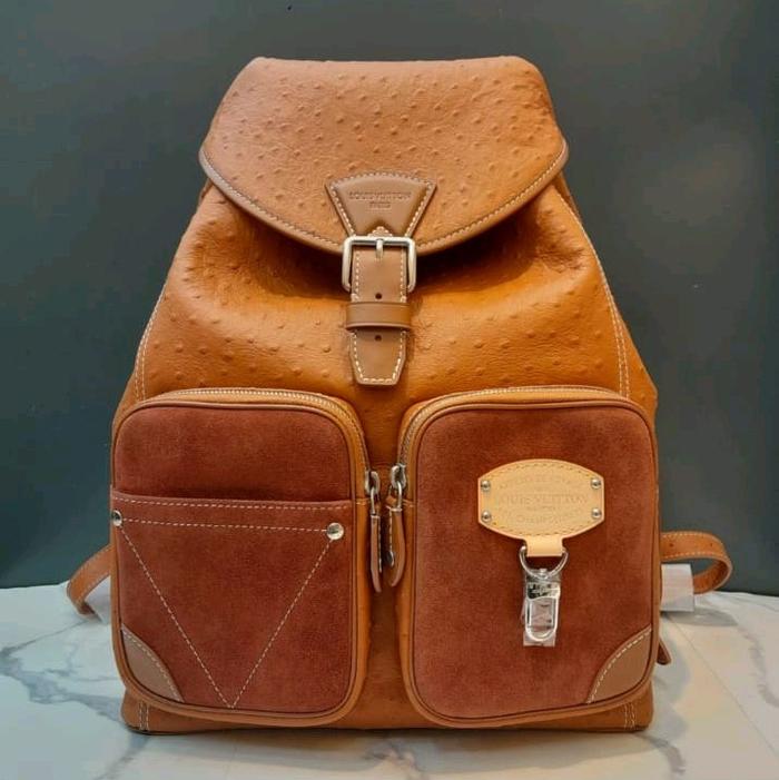 RANSEL BAGPACK BRANDED PRIA L'69110 MONTSORIUS LEATHER MIROR VIP