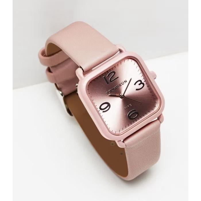 Jam Tangan Nayla - BRUNBRUN Paris Warna Dusty Pink