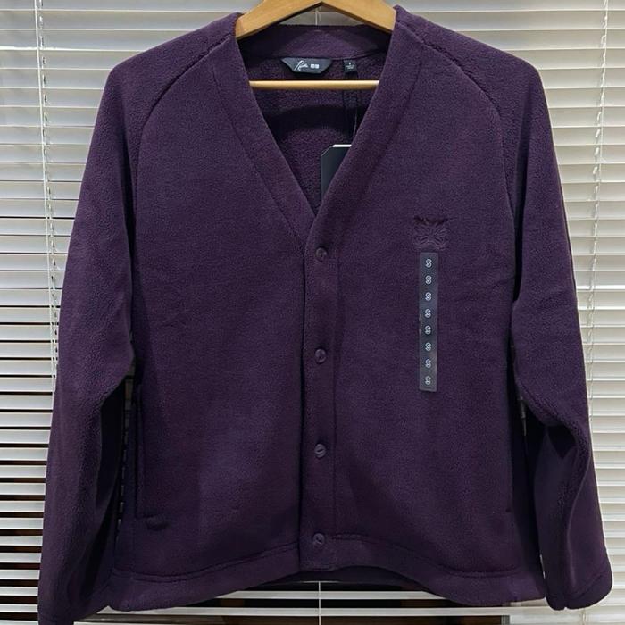 Uniqlo Needles Purple Maroon Cardigan