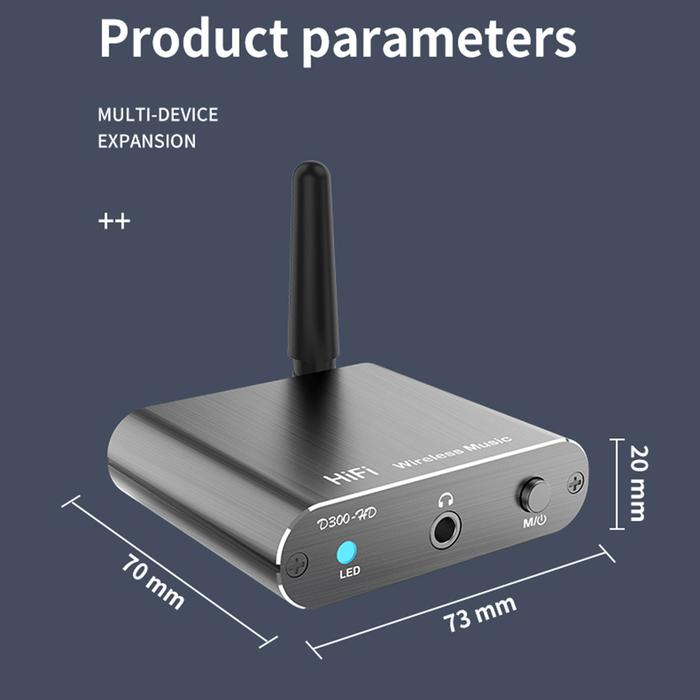 HIFI Audio Converter with 3.5mm Aux Audio Converter Adapter