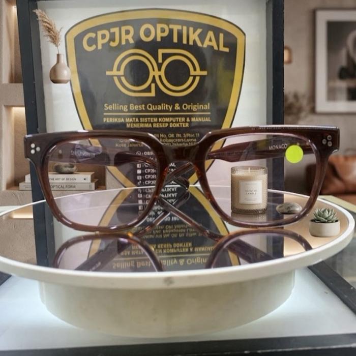 Monaco Kacamata Hitam Kualitas Terbaik & Original untuk Eyewear dan Sunglasses dengan Lensa Optimal 
