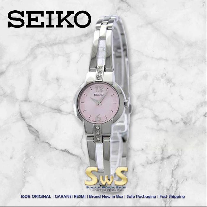 Seiko SUJG37 Quartz Jam Tangan Wanita SEIKO SUJG37P2 20 mm Original Garansi Resmi