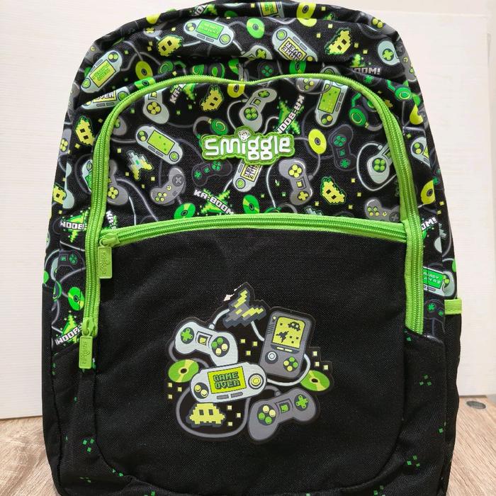 Smiggle Bag BP Deja VU Black Game