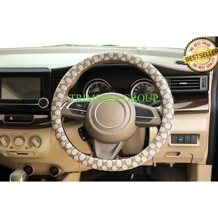 Cover Stir Sarung Stir Penutup Stir Mobil Kijang Innova Motif Batik GG