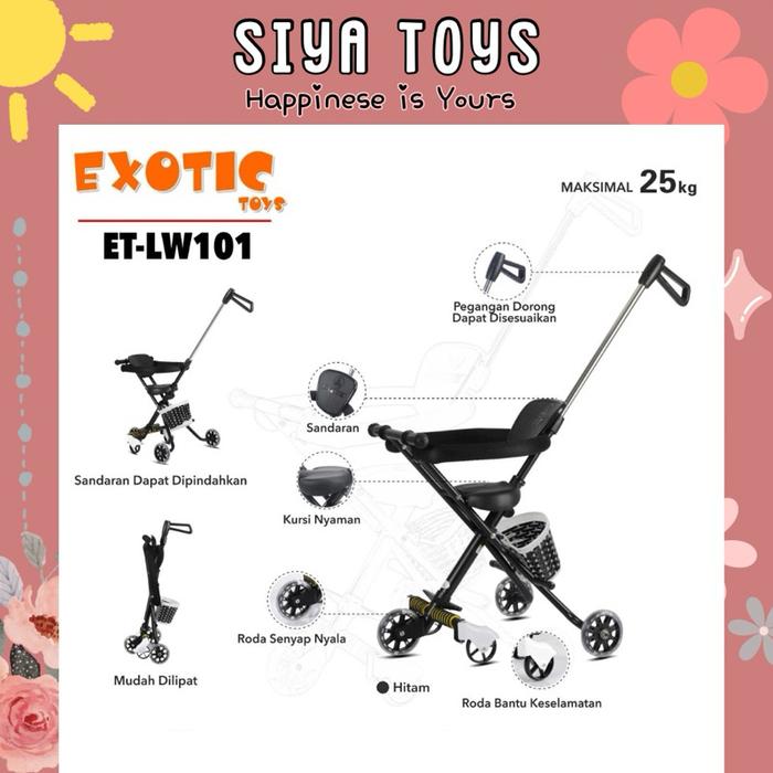 SIYA | BUBBLEWRAP EXOTIC PMB MAGIC STROLLER MICRO TRIKE 5 RODA LW 001 002 105 101 201 011 112 116 13