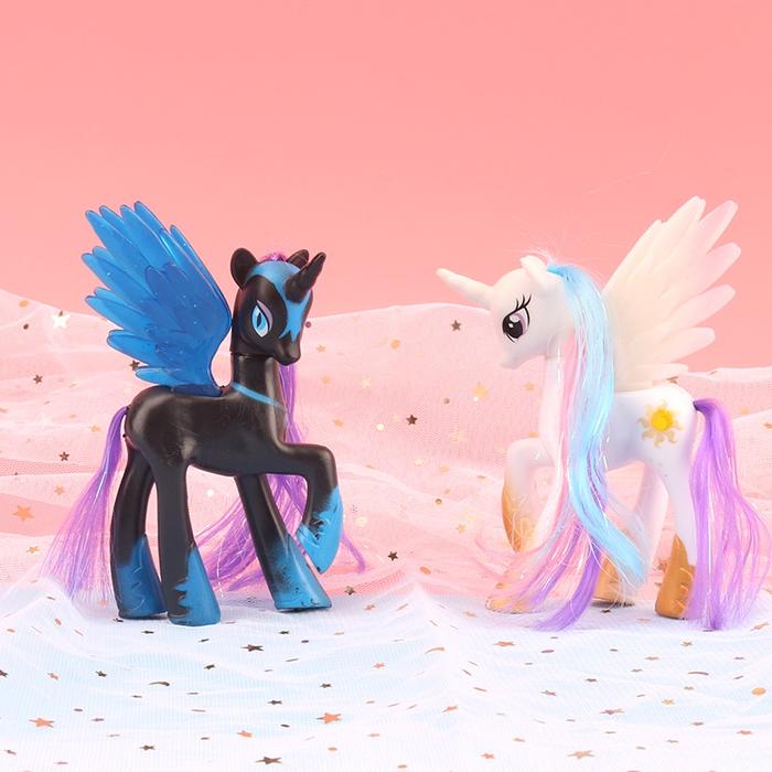 Mainan Action Figure My Little Pony Princess Celestia Luna Ukuran