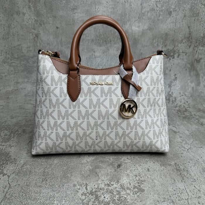 Mk austen satchel vanilla lugg bag authentic