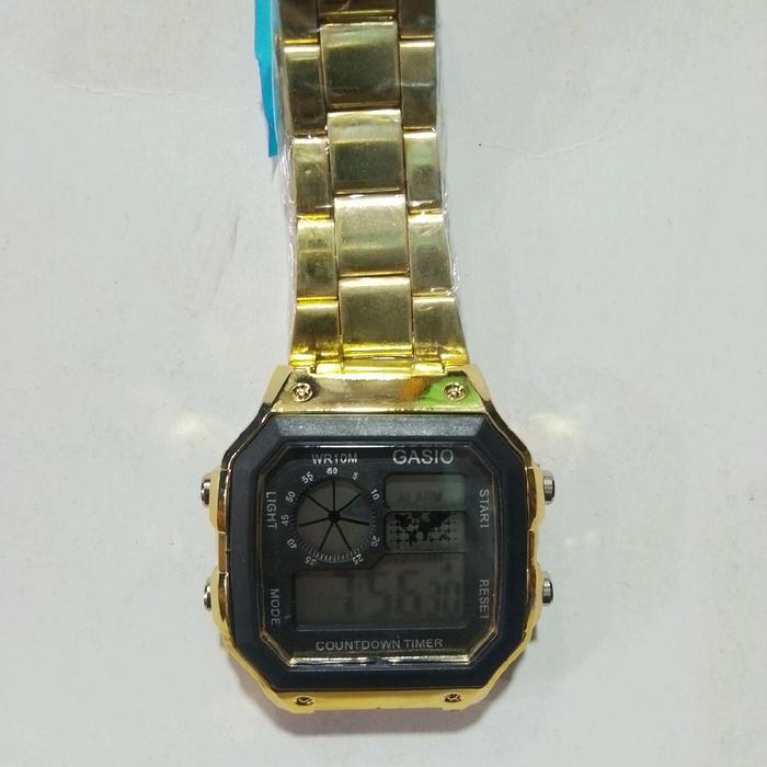 jam tangan warna gold cowok