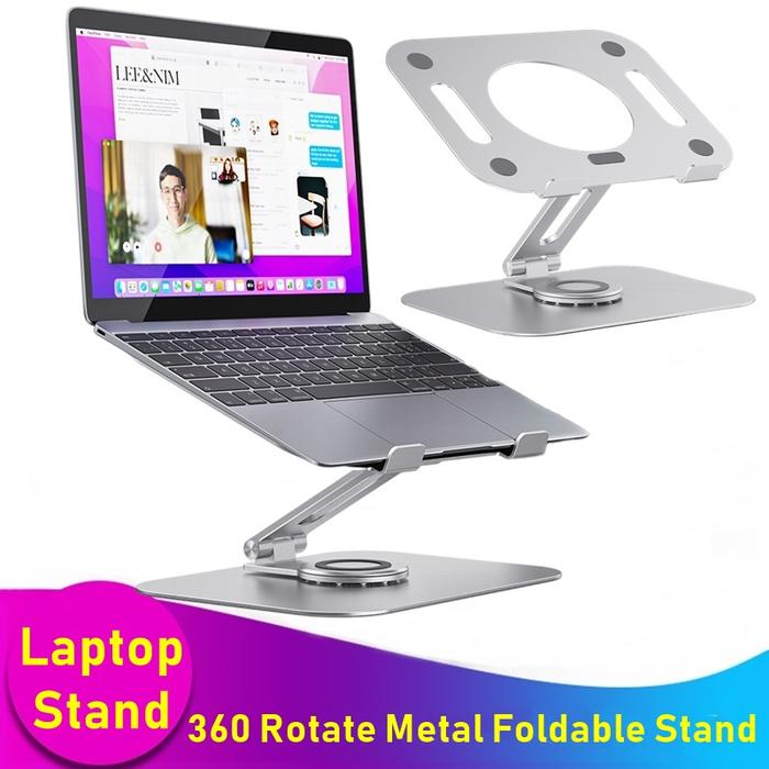Foldable Laptop Stand Aluminum 360 Rotation Notebook Adjustable