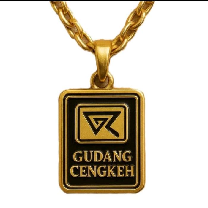 GeCe Kalung Liontin Ukiran Nama - Gudang Cengkeh