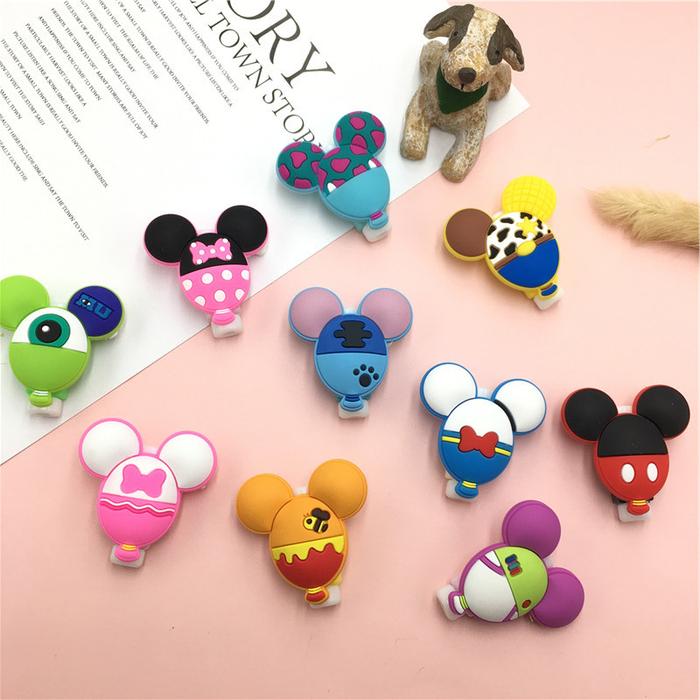 100PCS Cartoon Disney Phone USB Cable Protector Data Line Organizer