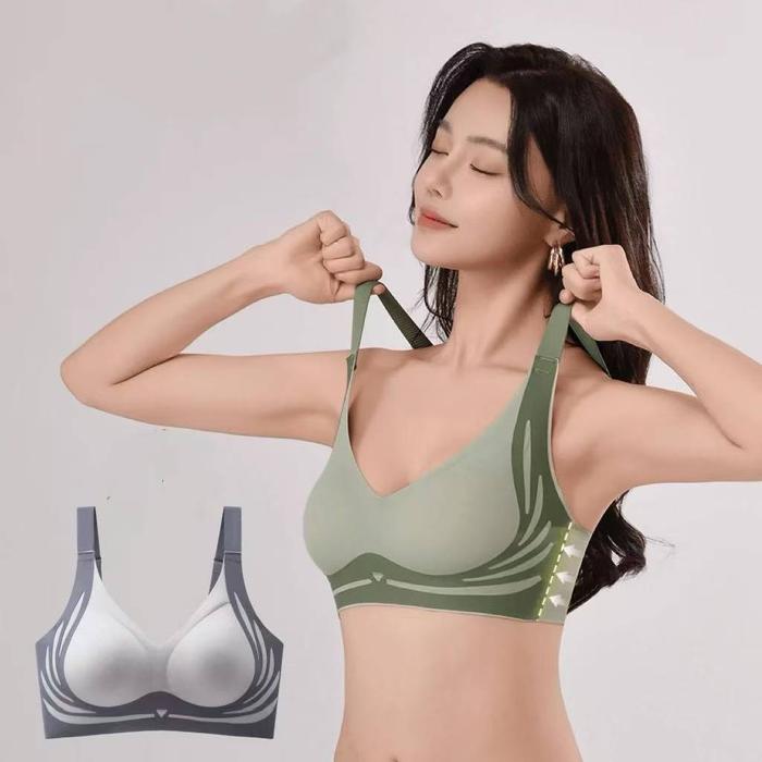Pica lela Thai Latex Padded Bra Women Seamless Non-wired Sexy Lace Vest-style Bra Top