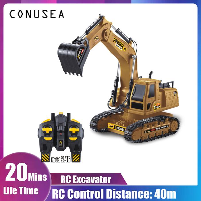 RC Control cars Excavator Truck 1/18 Scale RC Excavator Caterpillar