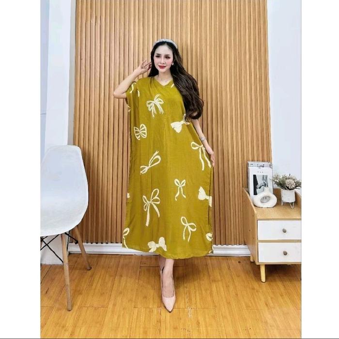 Daster Pitaloka Lemon Daster Busui Jumbo Rayon LD 135 cm - Baju