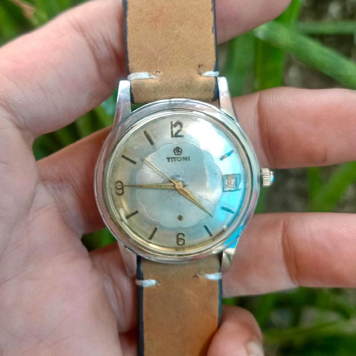 Jam Tangan Original Titoni Automatic Vintage