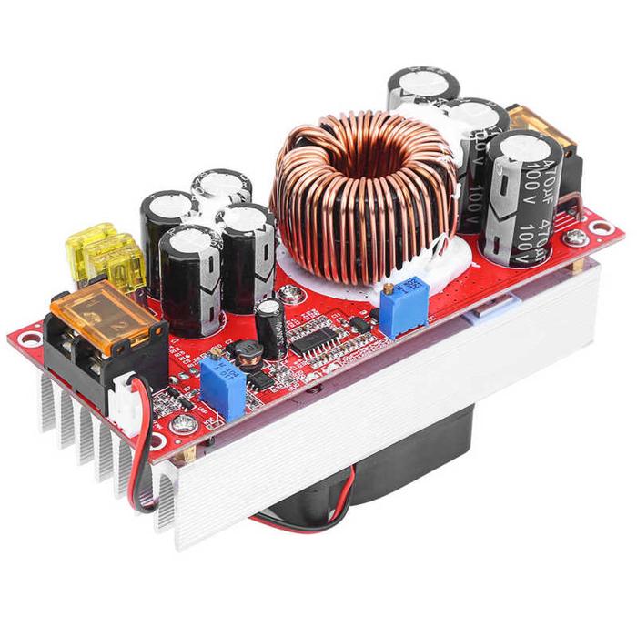Konverter Step Up Tegangan DC-DC 10-60V Ke 12-97V 1500W 30A