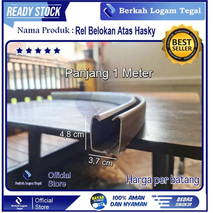 Rel belokan Atas Kecil Haski pintu Garasi Rel tikung Berkualitas